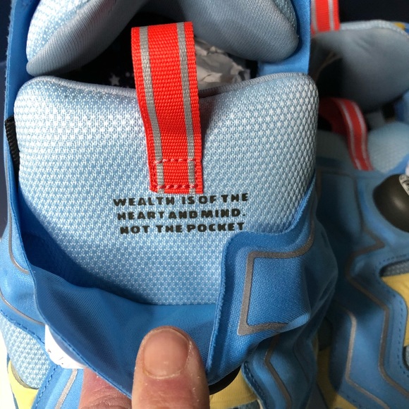 Billionaire Boys Club Reebok Pump Men Sz 10 Water - Picture 4 of 12